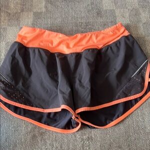 C9 by Champion Black and Orange Athletic Shorts Lightweight Design